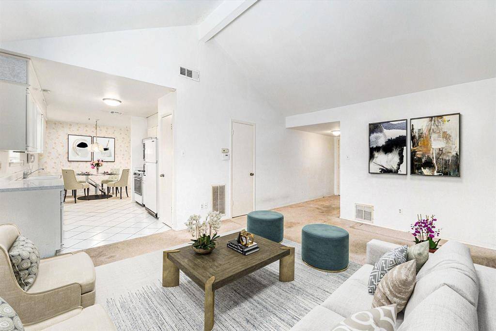 Virtually staged photo of beautiful home