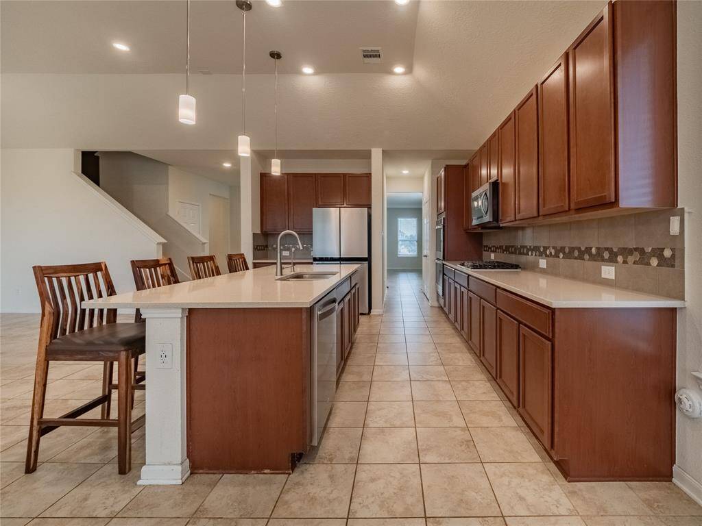 you have lots of cabinets and the refrigerator is include in the sale of the home