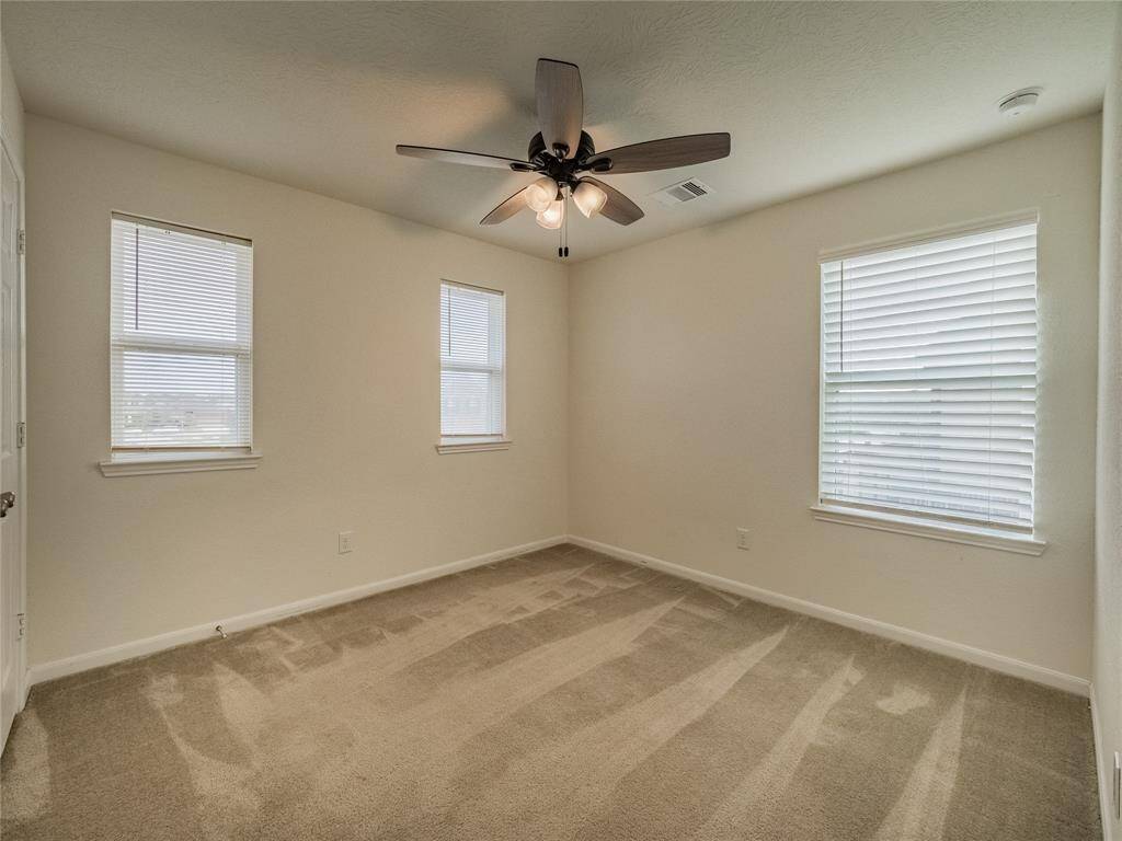 Bedroom 3 upstairs also with ceiling fan