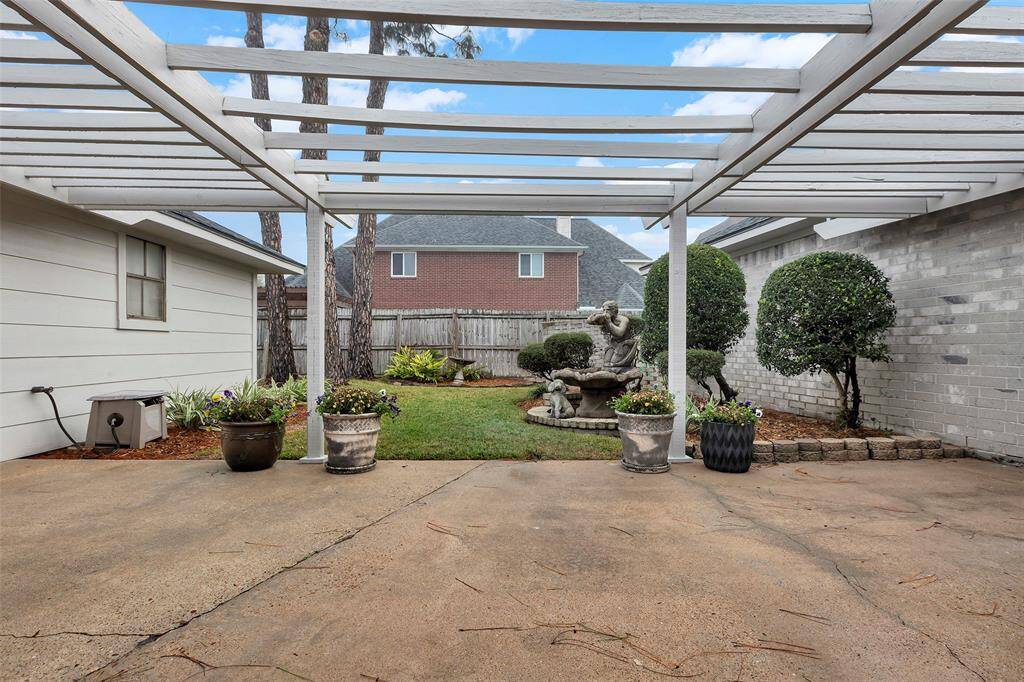Backyard view