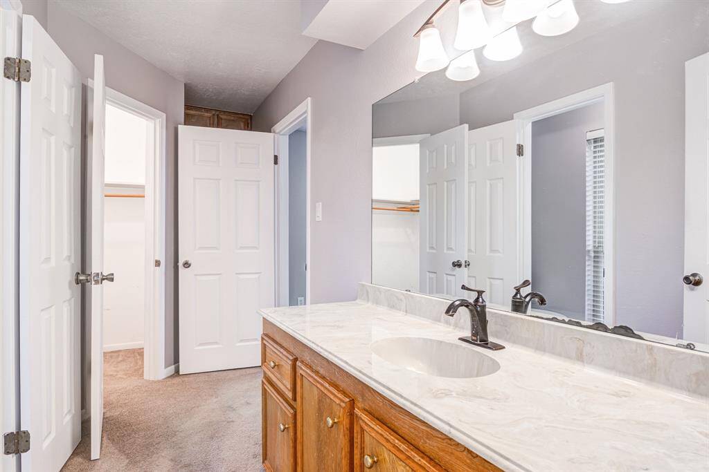Primary Bathroom with 2 walk in closets