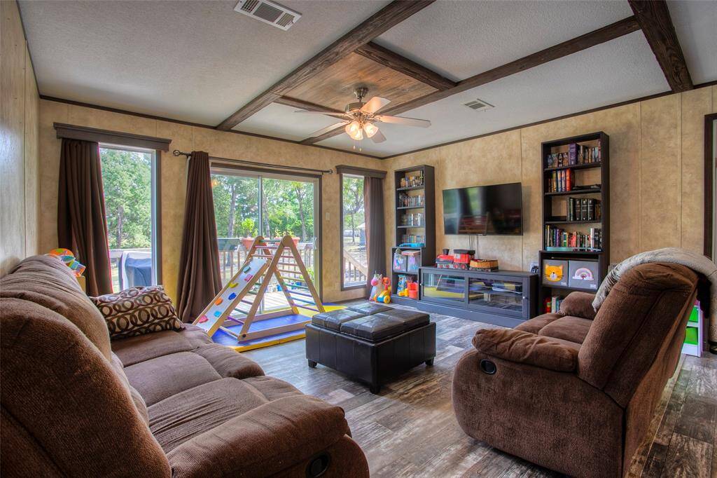 Lots of space and light in the living area.