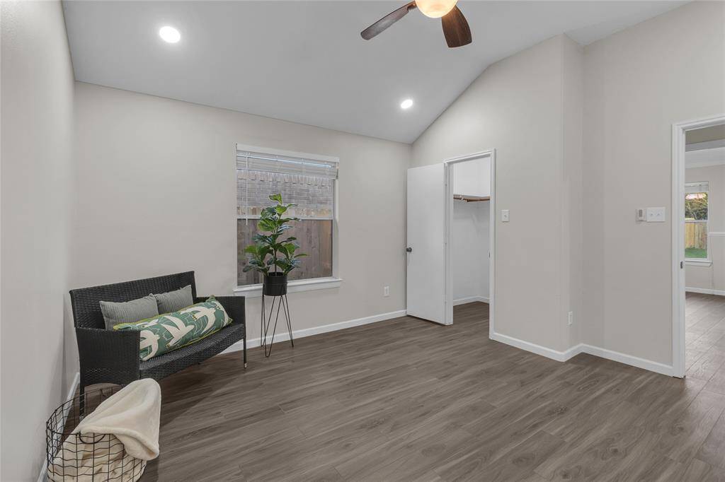 Primary Bedroom with spacious Walk-in Closet