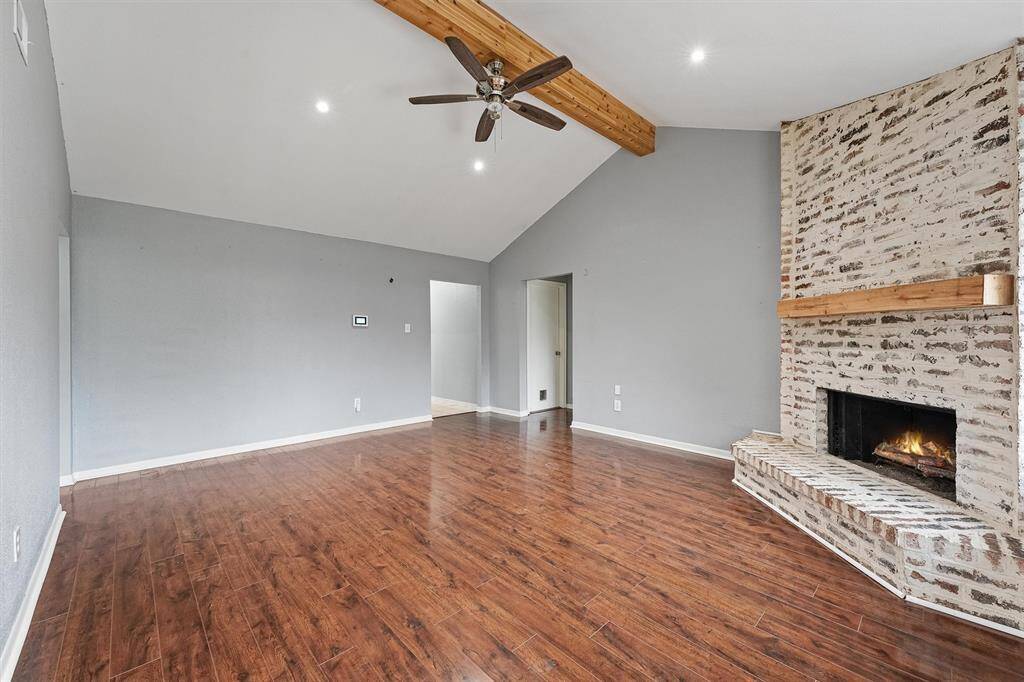 LIVING AREA W/FIREPLACE.