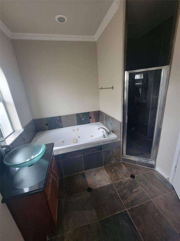 Master bedroom bath/shower area