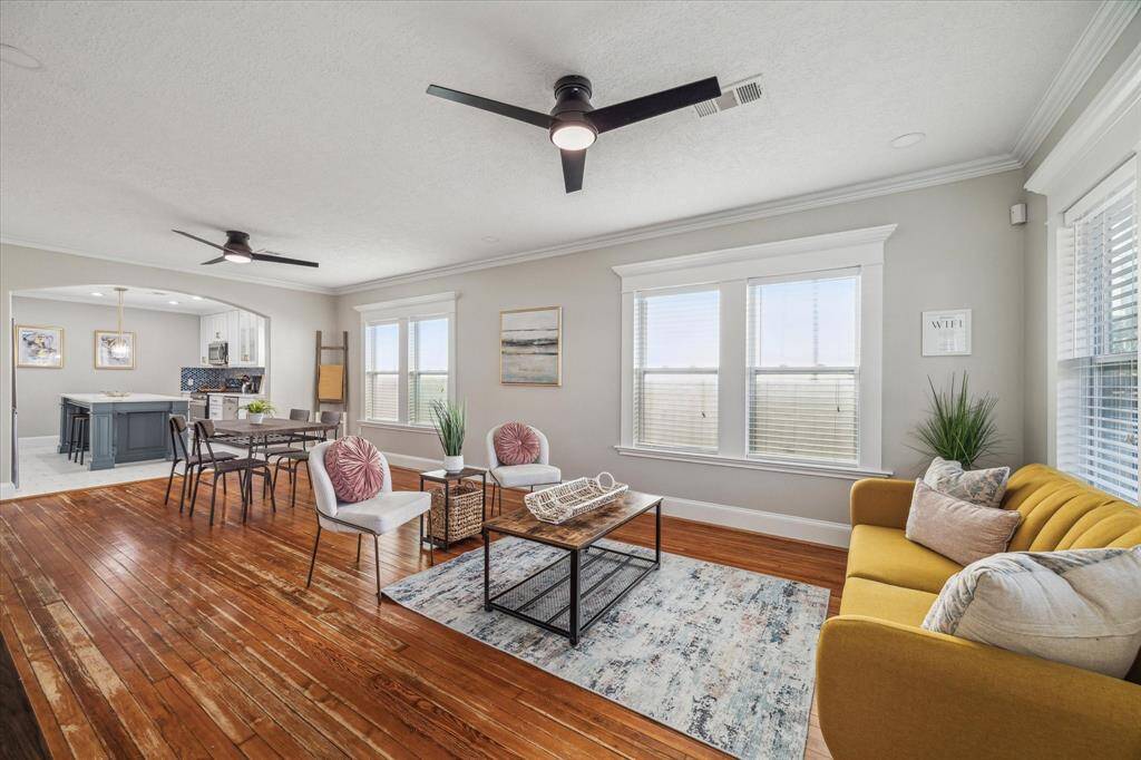 Open concept layout