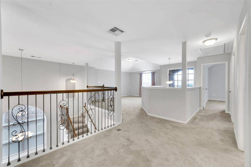 Learning/Workout Center. Open to the Living Space Below