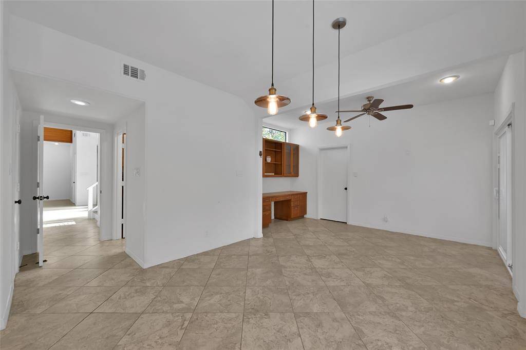 Another view of the breakfast room leading to the main first floor hallway.