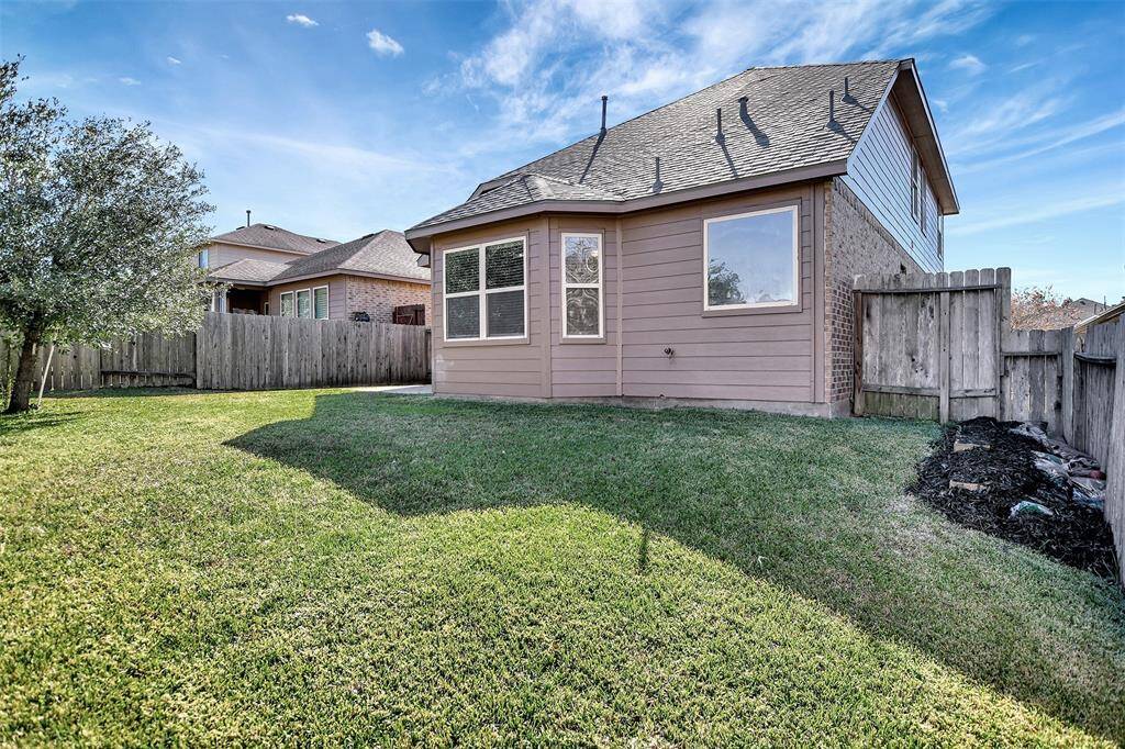 Plenty of space in this backyard
