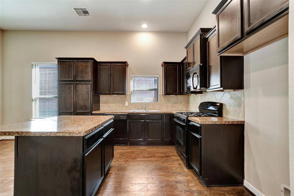Large open kitchen