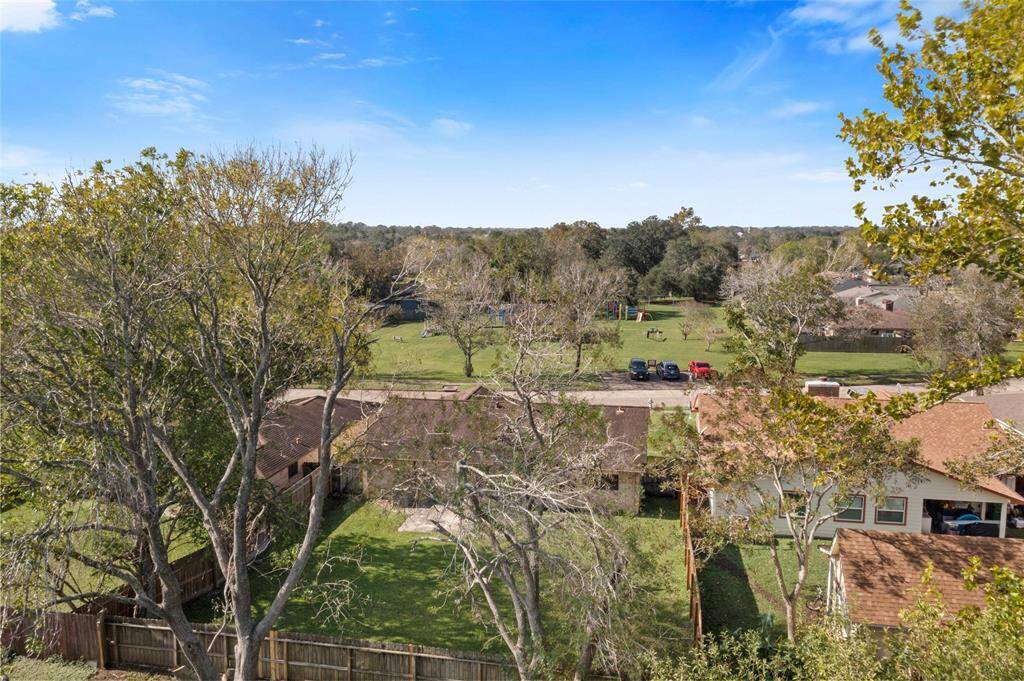 It is a fully fenced backyard, ready for your kids and/or pets.