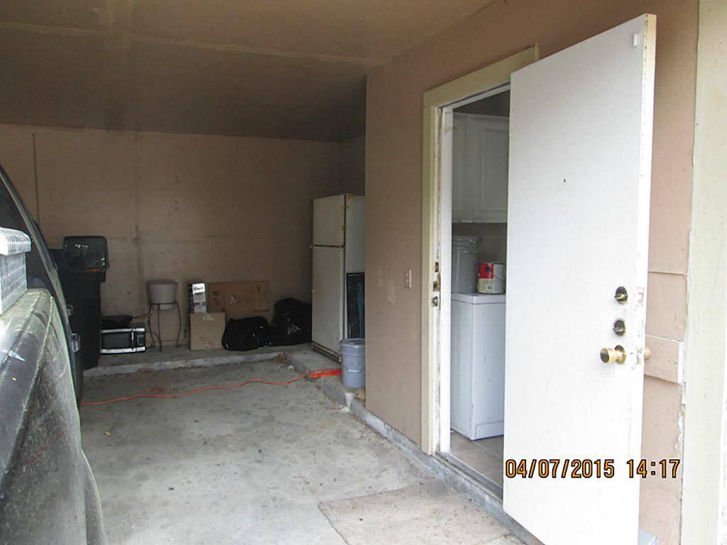 Extra space for refrigerator in carport