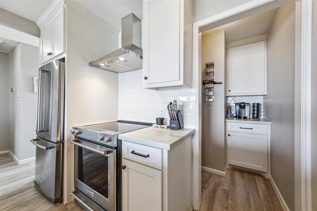 Walk-in pantry for all your storage needs.