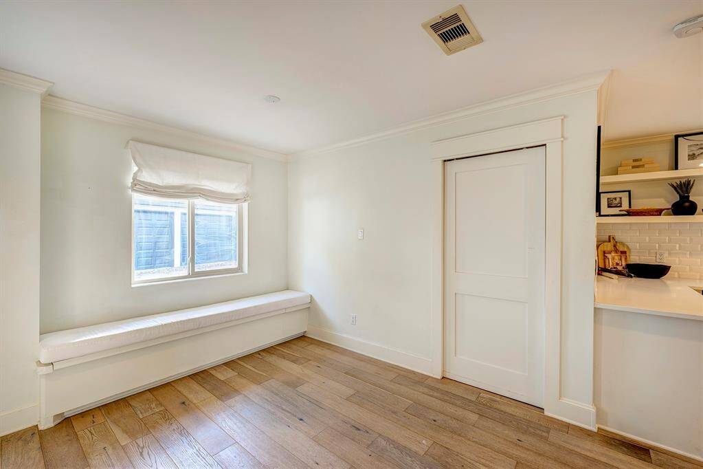 Stainless appliances and lights under the cabinets