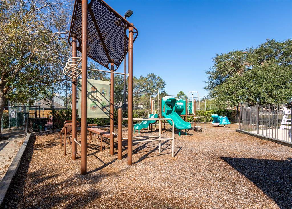 This playground is just around the corner from the house and adjacen to the tennis courts & pool.