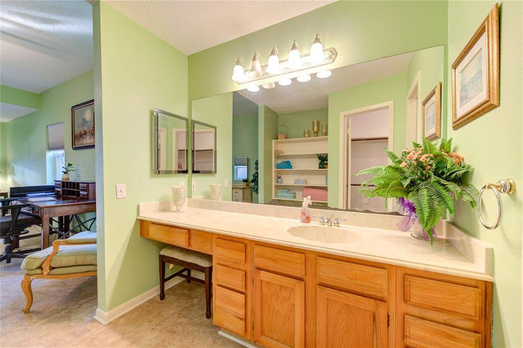Spacious vanity