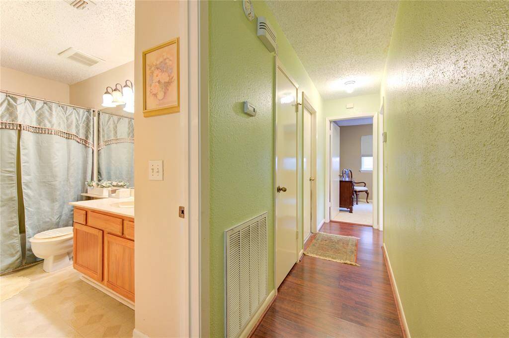 Hallway to guest rooms