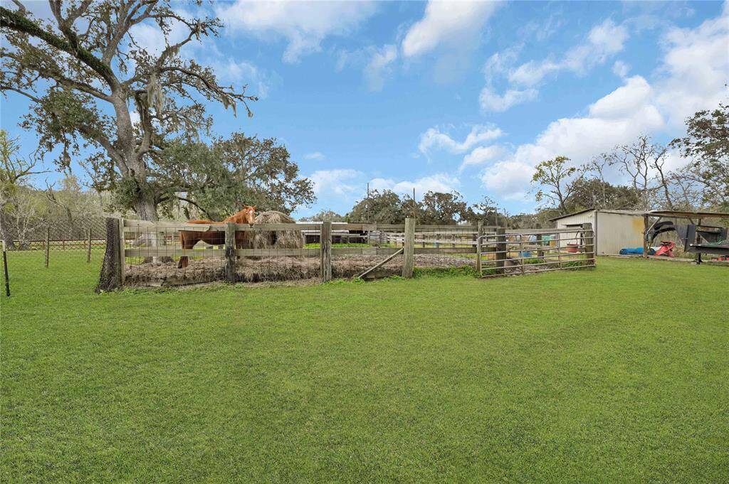 View of one of the pastures
