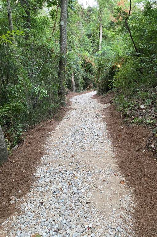 Sellers added this private, gravel walking trail was added along the creek