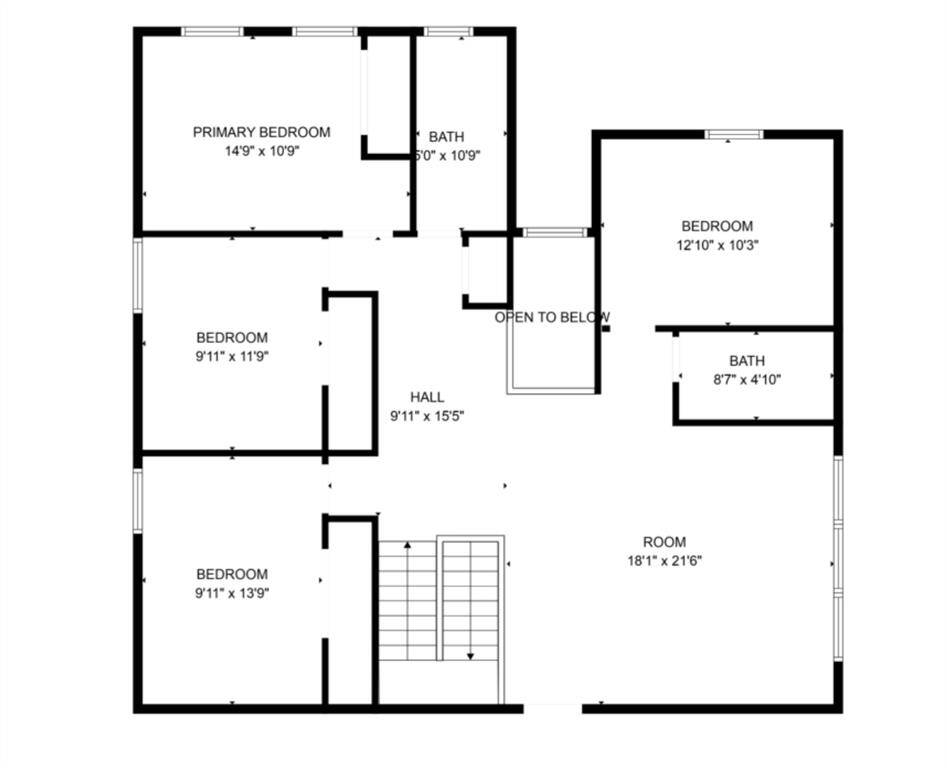 Floor Plan of the Second Floor
