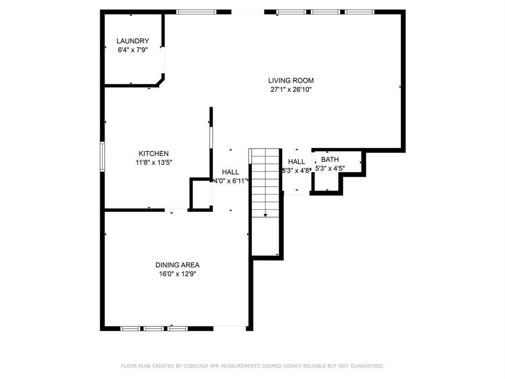 1st Floor - With Dimensions