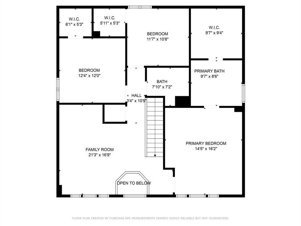 2nd Floor - With Dimensions