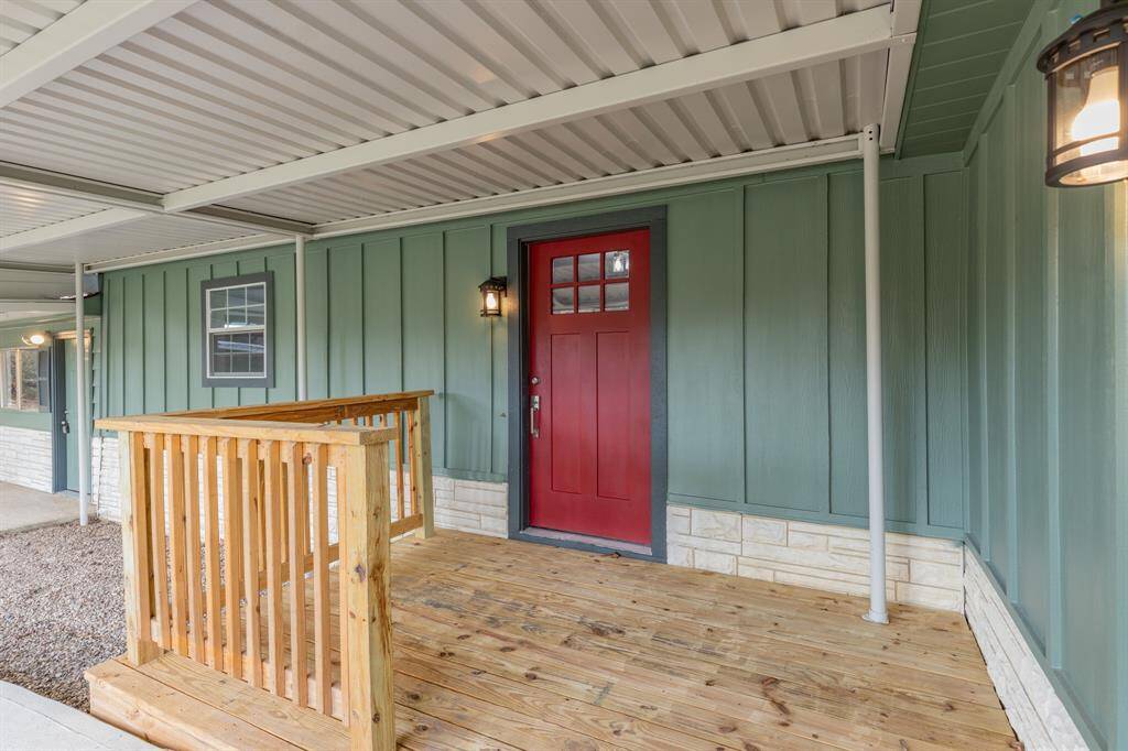 Coverage front porch for that morning coffee