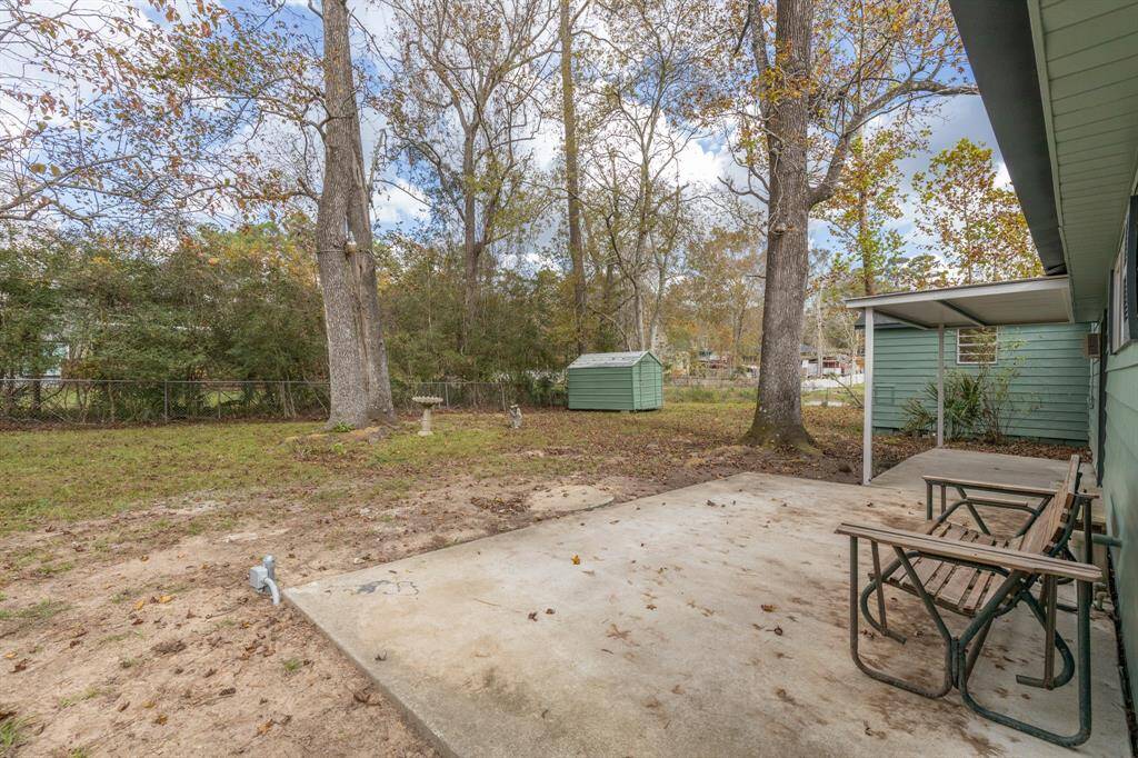 Back Patio area
