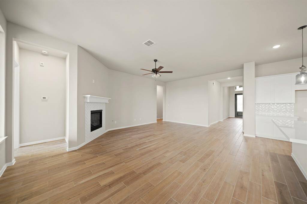 Bright open floorplan
