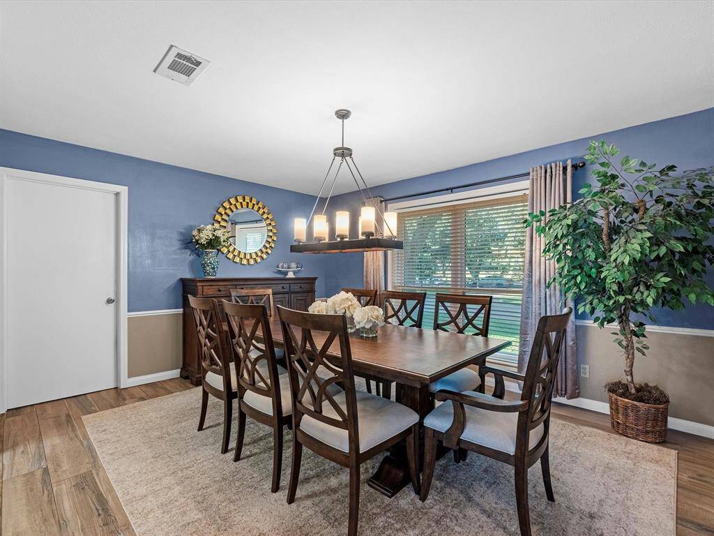 Formal Dining Area with plenty of room for an extra long table, Buffet AND China Cabinet