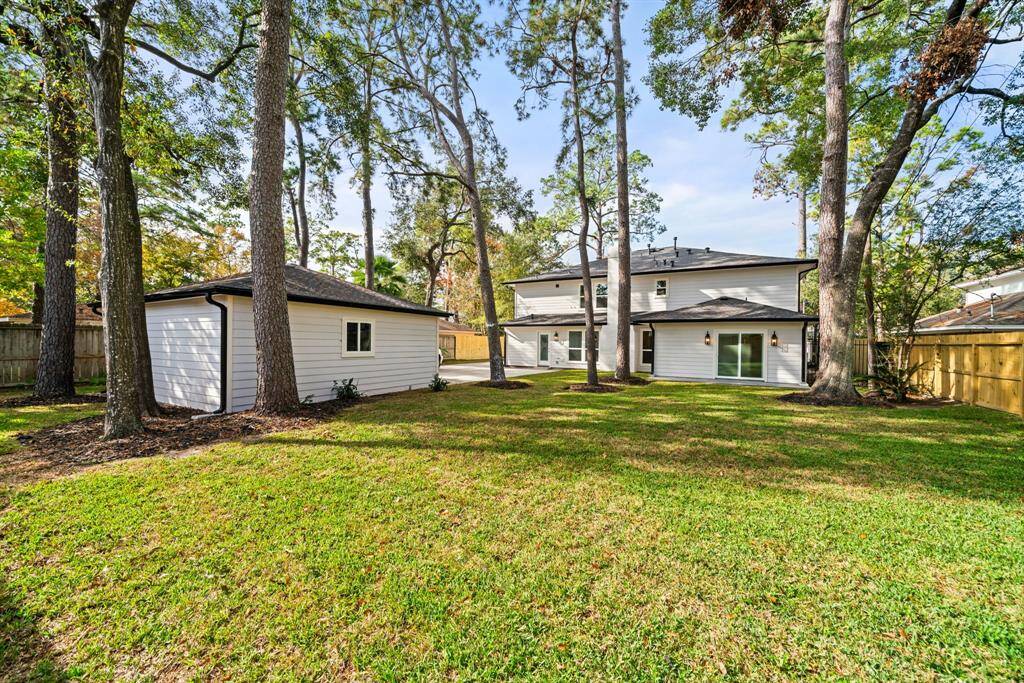 Spacious Backyard offers Plenty of Shady Trees