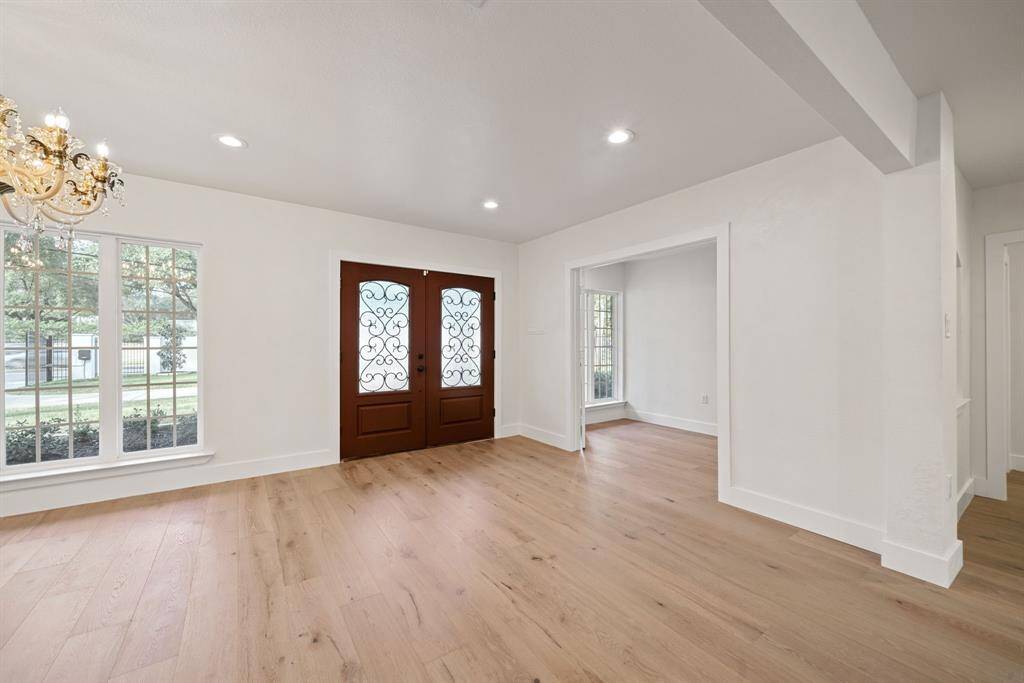 Grand Entry into Living Area with Durable Hardwoods