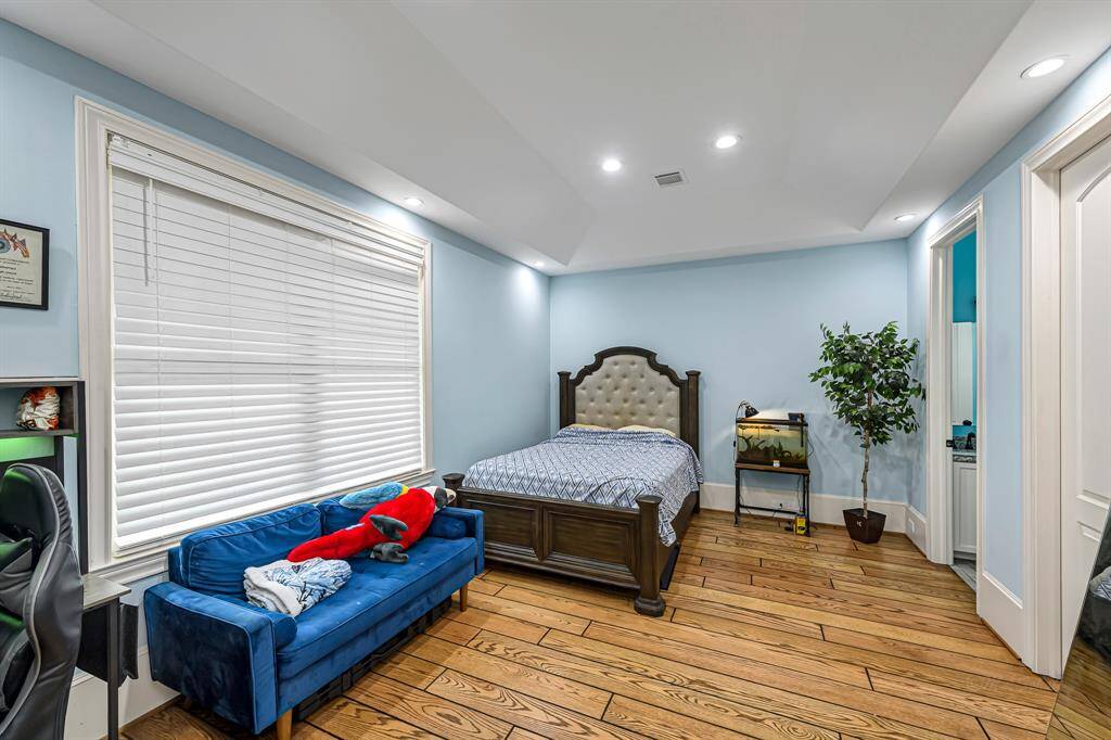 Another secondary bedroom, notice they all have hardwood floors and ample closet space