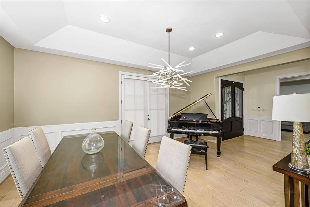 Another view of the stunning dining room
