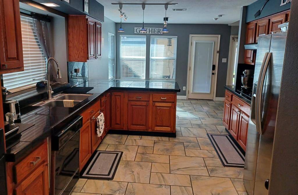 Kitchen, dining room view