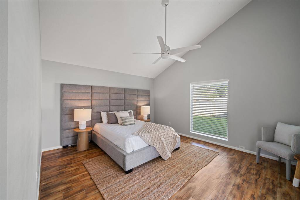 Master Suite with Durable Wood Floors