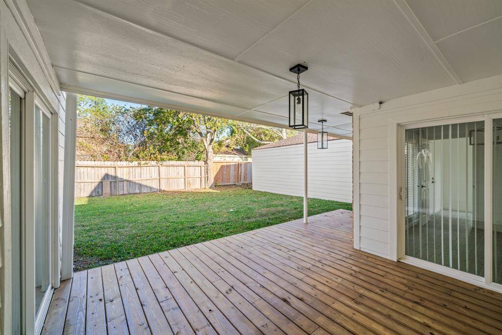 Covered Back Patio