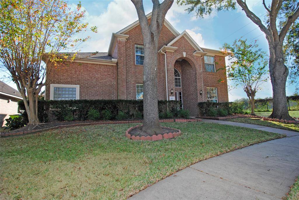 Large front yard