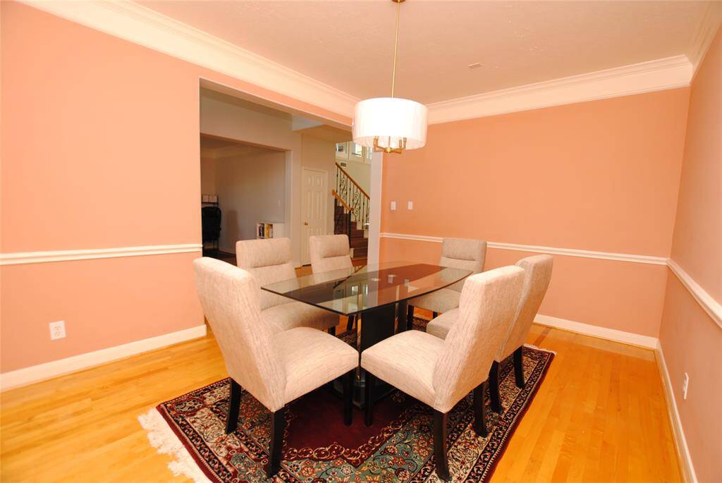 Formal dining on the right