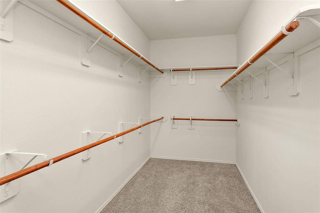 Primary closet