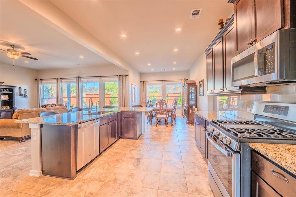 Another angle of the kitchen