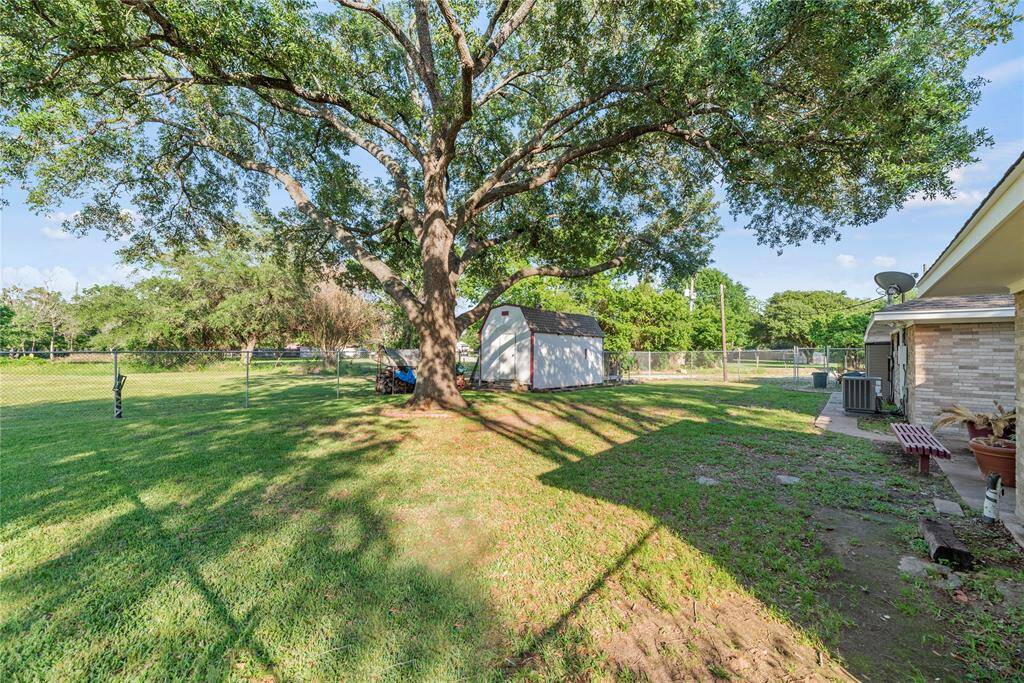 Another view of the backyard.