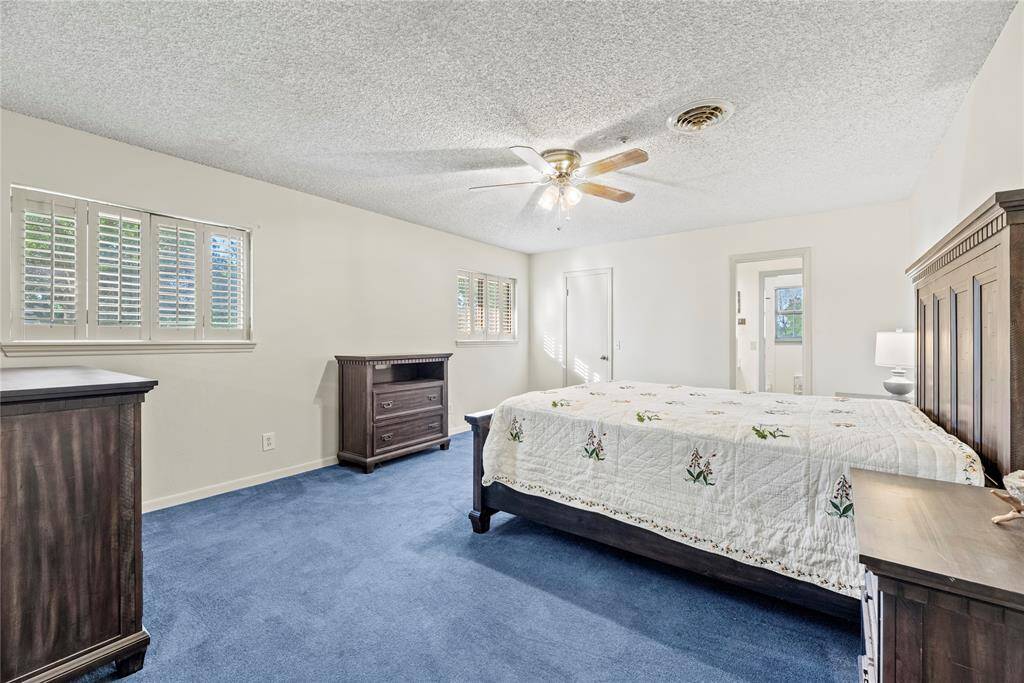 Primary bedroom is generously sized with 2 large walk-in closets and en-suite bathroom.
