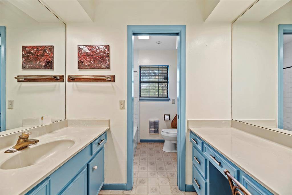 Primary bathroom with charm!