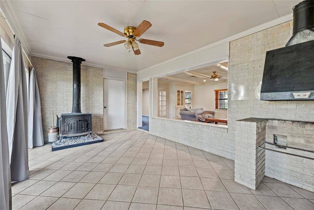 Another view of the converted patio area. Imagine the possibilities!