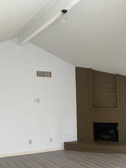 cathedral ceiling in living room