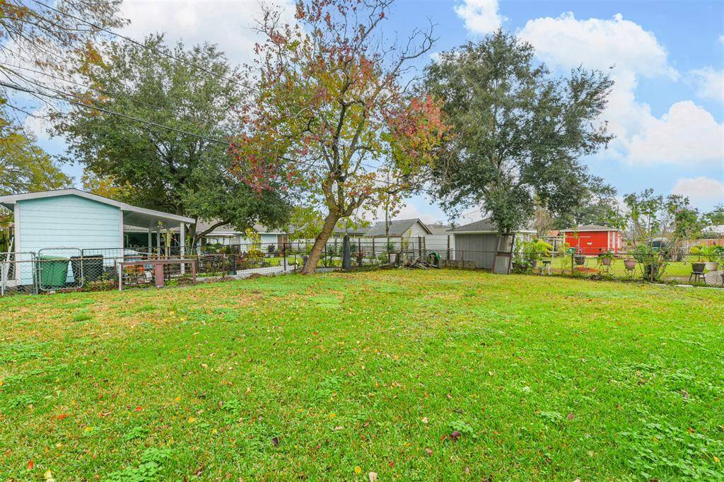 A large, private backyard with endless possibilities—ideal for outdoor gatherings, gardening, or creating your dream outdoor oasis.