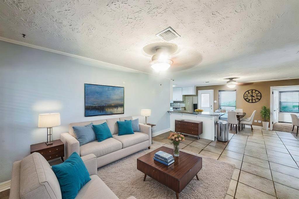 Living room and Kitchen - Virtually staged