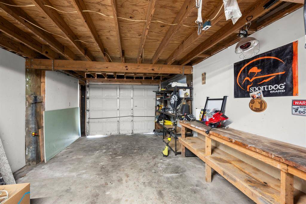 Shop and storage area