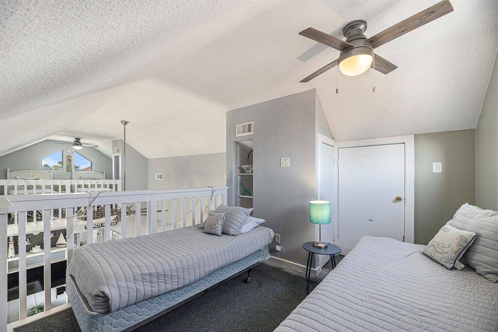 Loft area above primary currently set up for AirBnB style rental